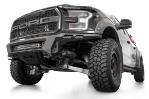 Ford F-150 Raptor Bumper - Front - Addictive Desert Designs - Phantom - Hammer Black Powder Coat - `17-`20 Ford F-150 Raptor Bumper - Front - Addictive Desert Designs - Phantom - Hammer Black Powder Coat - `17-`20